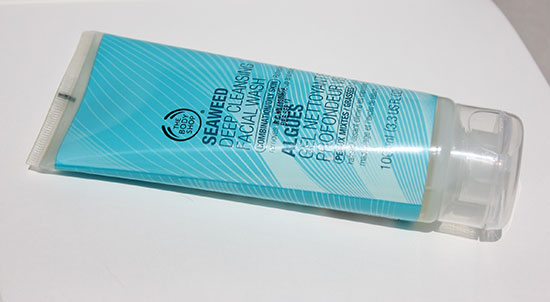 review facial deep wash Seaweed cleansing