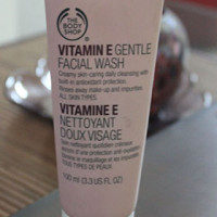 The body shop Vitamin E gentle face wash review