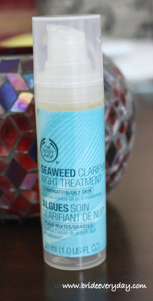 The Body Shop Seaweed  Clarifying Night Treatment review