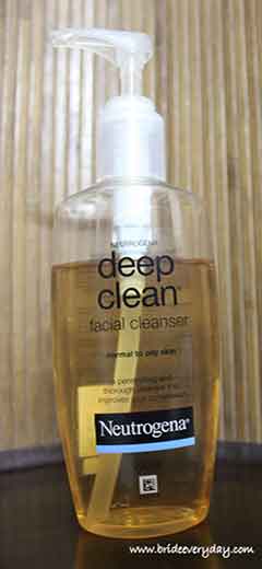 Neutrogena Deep Clean Facial Cleanser (Combination/Oily Skin) Review