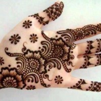 Mehandi (Henna) designs for Indian festival Karvachauth