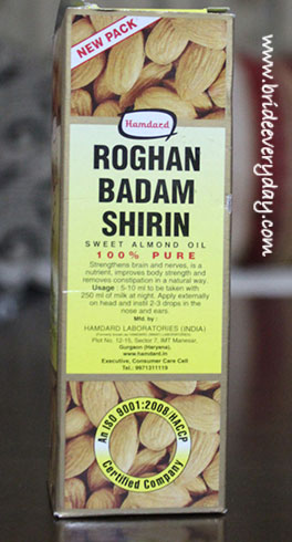 Roghan Badam Shirin Almond Oil Review | Be A Bride Every Day | Canadian  Beauty Blog | Indian Beauty Blog|Makeup Blog|Fashion Blog|Skin Care Blog