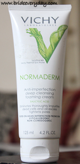 Vichy normaderm anti imperfection deep cleansing foaming cream review
