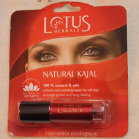Lotus Herbals Natural Kajal Review and Swatch