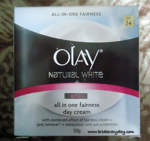 Olay Natural White Rich All-in-one Fairness Day Cream Review