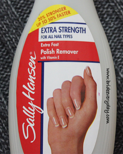 Sally Hansen Extra Strength Fast Polish Remover Review