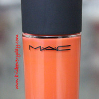 MAC Nail Lacquer Morange Review and Swatch