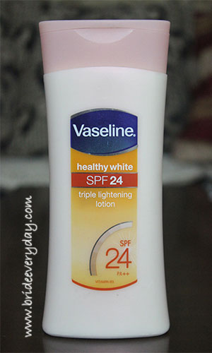 Vaseline Healthy White SPF 24 Triple Lightening Lotion Review