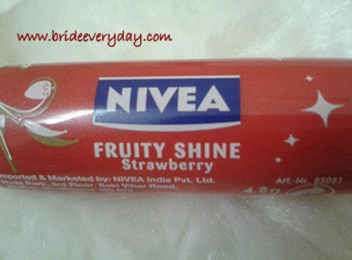 Nivea Fruity Shine Strawberry Lip Balm Review