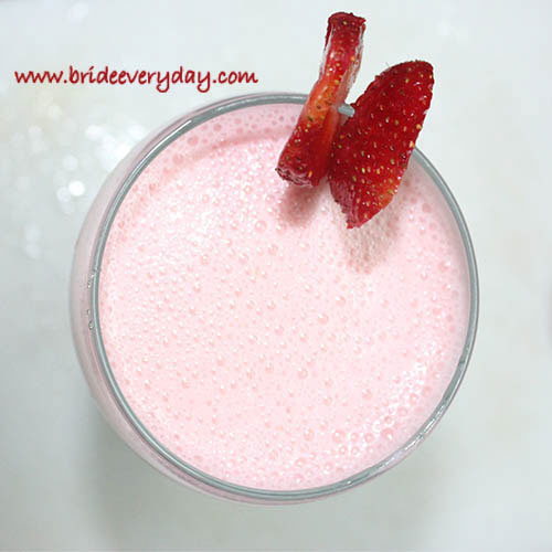 Low Fat Antioxidant Strawberry Smoothie