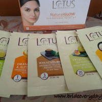 Lotus Herbals Natural Glow Skin Radiance Facial Kit Review