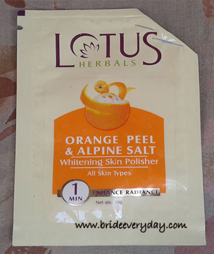 Lotus Herbals Natural Glow Skin Radiance Facial Kit Review