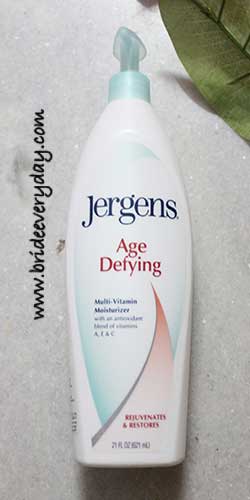 Jergens Age Defying Multi Vitamin Moisturizer Review