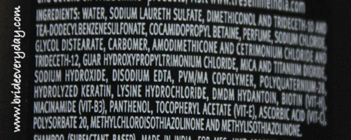 Tresemme Split Remedy Shampoo Ingredients