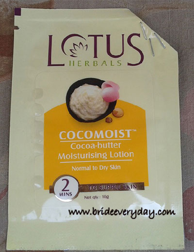 Lotus Herbals Natural Glow Skin Radiance Facial Kit Review