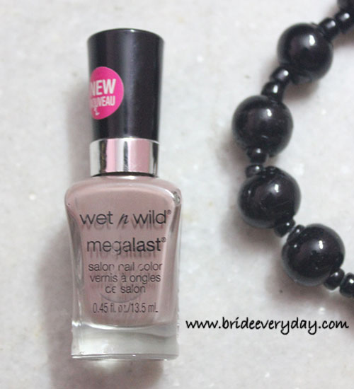 Wet n Wild Megalast Salon Nail Color – 201C Wet Cement Review, Swatch