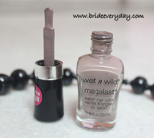 Wet n Wild Megalast Salon Nail Color – 201C Wet Cement Review, Swatch