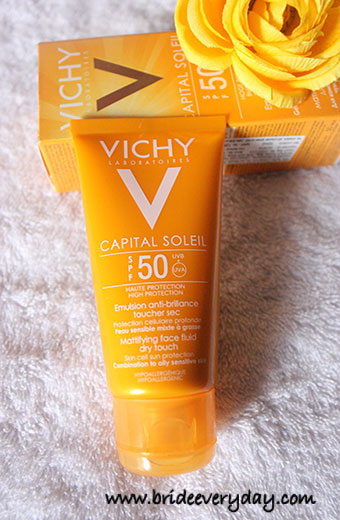 Vichy Capital Soleil SPF 50 Mattifying Face Fluid Dry Touch Review