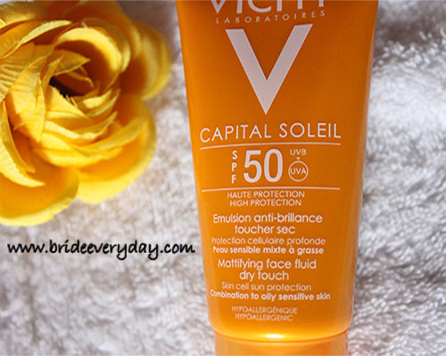 Vichy Capital Soleil SPF 50 Mattifying Face Fluid Dry Touch Review