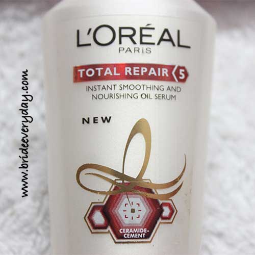 Loreal Total Repair 5 Instant Smoothing and Nourishing Oil Serum Review