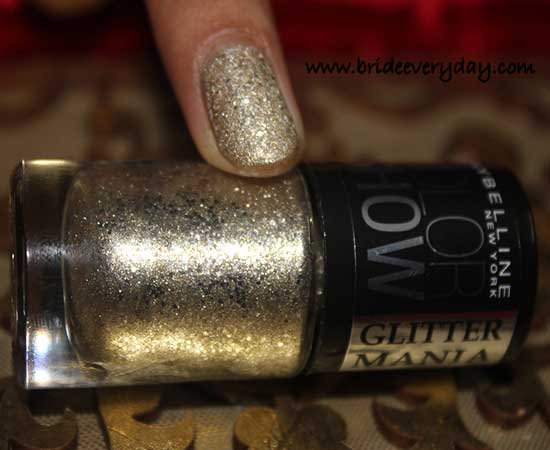 Maybelline Color Show Glitter Mania Nail Paint – All That Glitters (601) Review