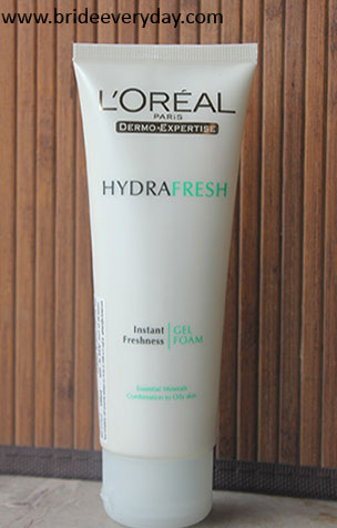 Loreal Paris Hydrafresh Instant Freshness Gel Foam Face Wash Review