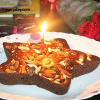 Healthy Recipe Eggless Chocolate Cake Using Wholewheat Flour
