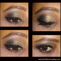 Eye Makeup Tutorial Golden Grey Diffused Eye Look