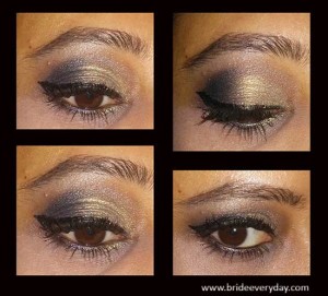 Eye Makeup Tutorial: Golden Grey Diffused Eye Look