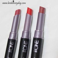 Oriflame The ONE Longwear colour unlimited lipstick Swatches