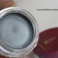 Oriflame The One Color Impact Cream Eye Shadow Shimmering Steel Review Swatch