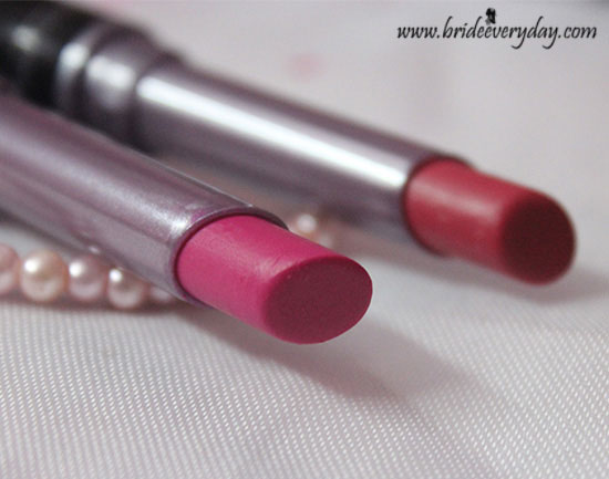 Oriflame The One Colour Unlimited Lipsticks Review Fuchsia Excess, Pink Unlimited