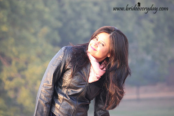 Outfit Of The Day Black Leather Jacket Paired Up With Silk Scarf And Knee Length Dress