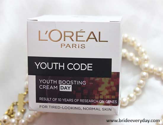 L’Oreal Paris Youth Code Youth Boosting Cream Day For Early Signs Of Ageing
