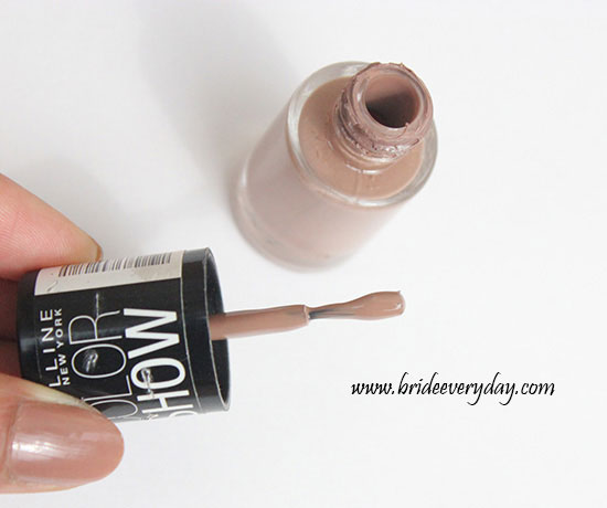 Maybelline Color Show Nail paint Nude Skin (015) Review