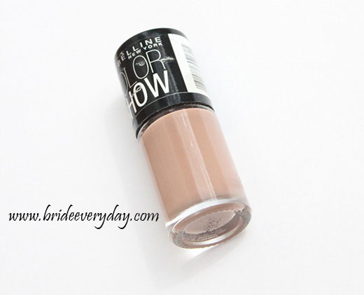 Maybelline Color Show Nail paint Nude Skin (015) Review