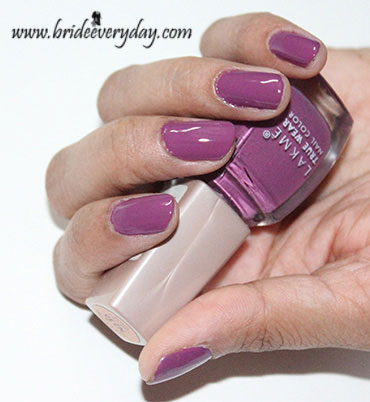 Lakme True Wear N236 FreeSpirit Nail Polish Review Swatch