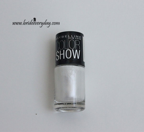 Maybelline Color Show Nail Polish Moon Beam 103 Review Swatch