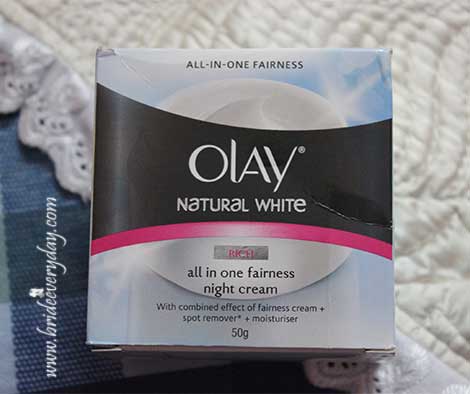 Olay Natural White Rich All In One Fairness Night Cream Review