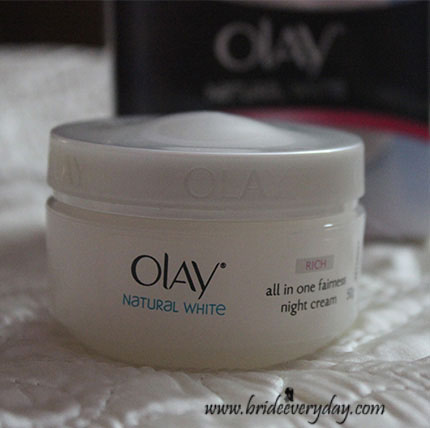 Olay Natural White Rich All In One Fairness Night Cream Review