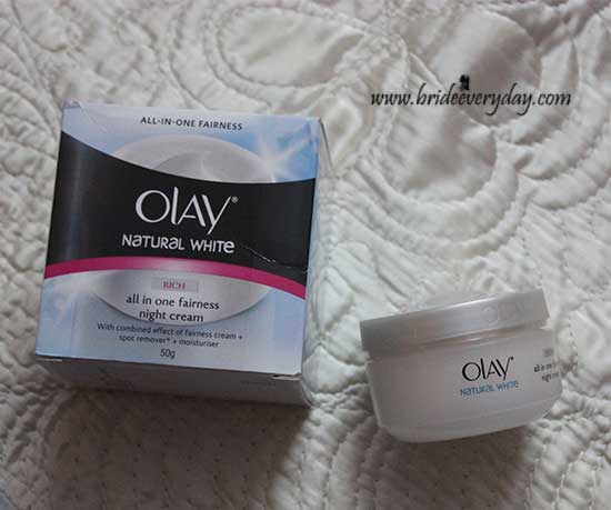 Olay Natural White Rich All In One Fairness Night Cream Review