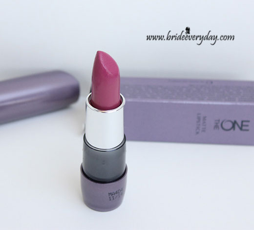 Oriflame The ONE Matte Lipstick Pink Raspberry Review Swatch