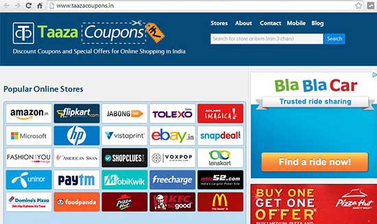 With Taaza Coupons You Can Save Money To Spend More