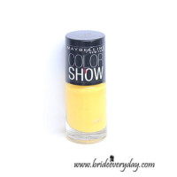 Maybelline Color Show Nail Polish Sweet Sunshine 405 Review Swatch