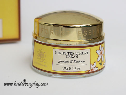 Forest Essentials Night Treatment Cream Jasmine and Patchouli Review