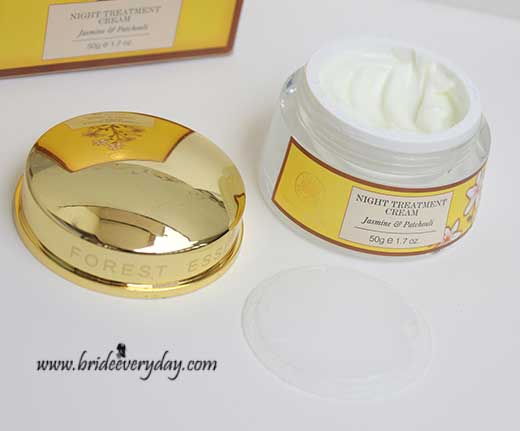 Forest Essentials Night Treatment Cream Jasmine and Patchouli Review