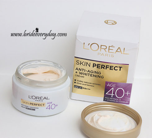 L’Oreal Paris Skin Perfect Anti-Aging Whitening Cream Age 40 Plus Review