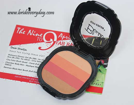 The Nine to Nine April FAB BAG 2015 Review