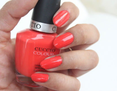 Cuccio Colour Nail Polish Shaking My Morocco Review Swatches