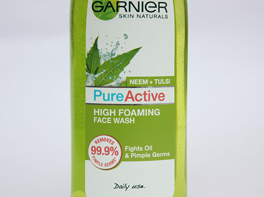 Garnier Pure Active Neem Tulsi High Foaming Face Wash Review